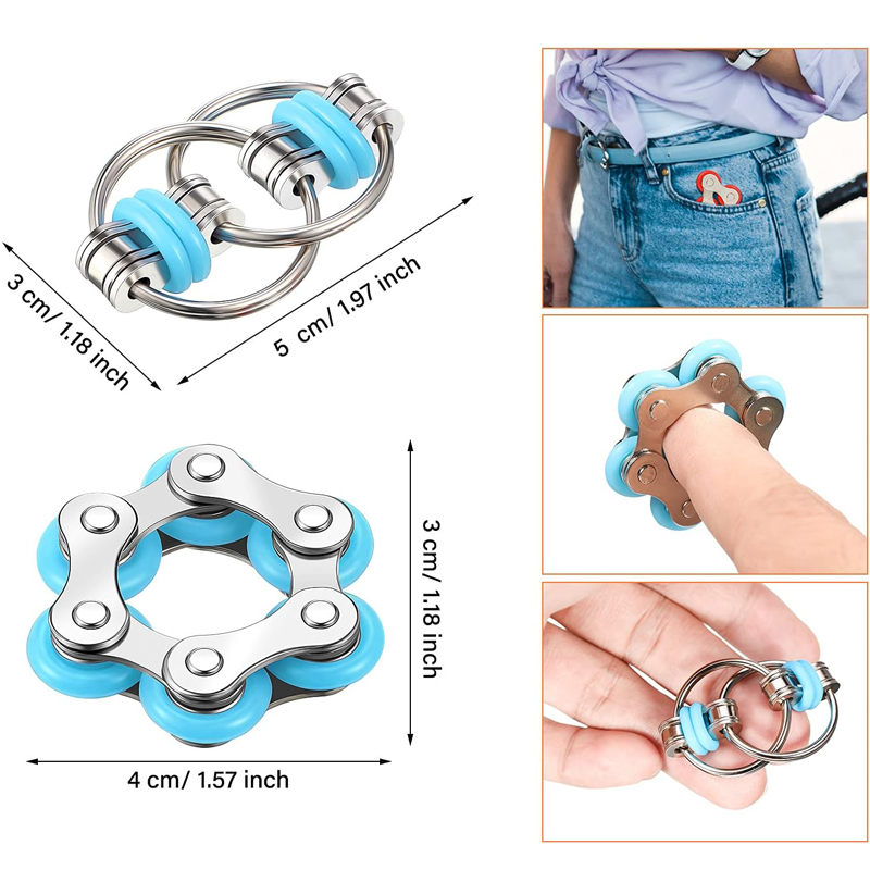 Fidget Toys Set Includes 2PCS  - Roller Chain recension och pris
