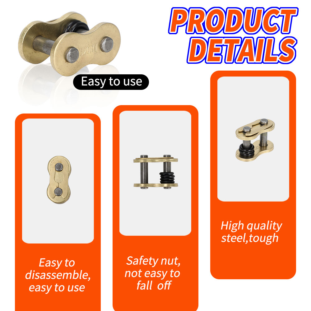Motorcycle Chain Buckle Ring L - Master Link Chain recension och pris