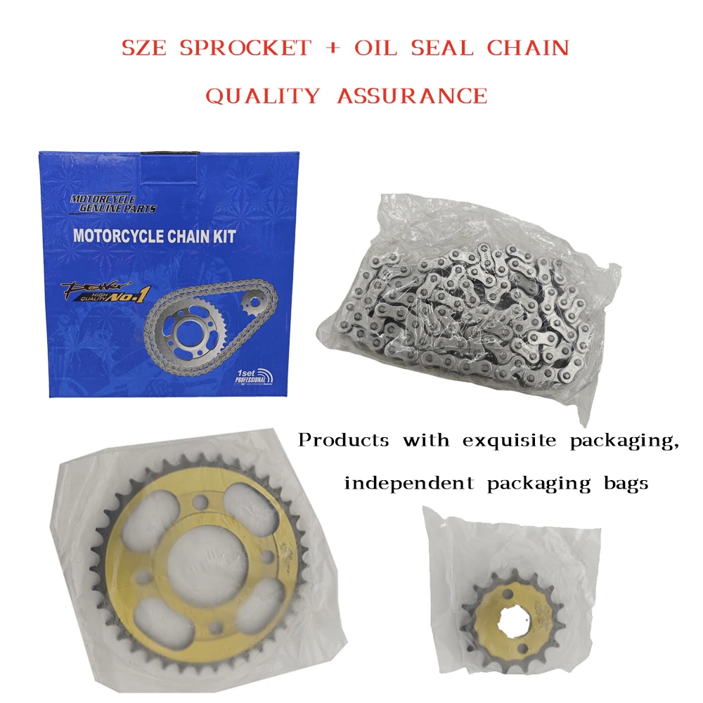 CG125 38T+15T 428H-102L Silent - 428 Chain recension och pris
